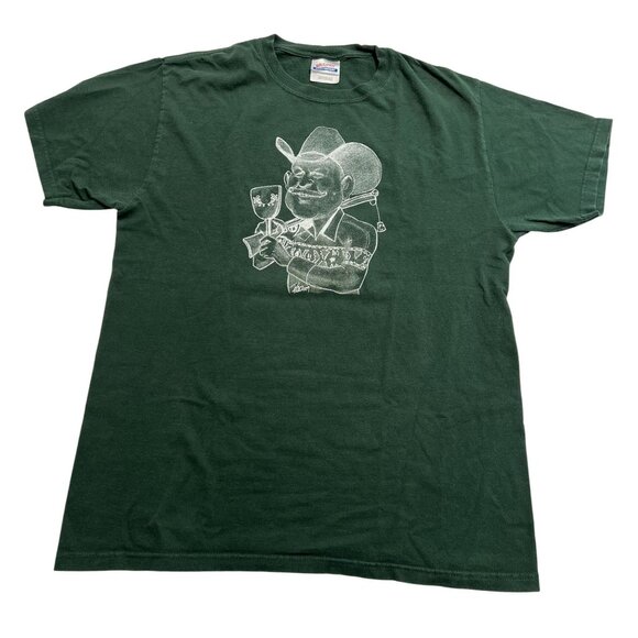 Hanes Wes Thompson's Piru Rifle Range T-Shirt in Green - Picture 1 of 3